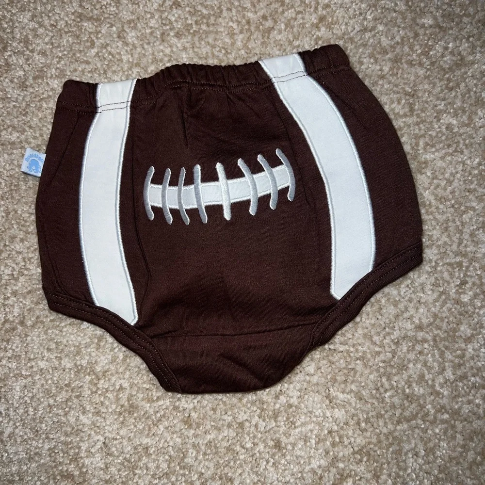 Football diaper cover